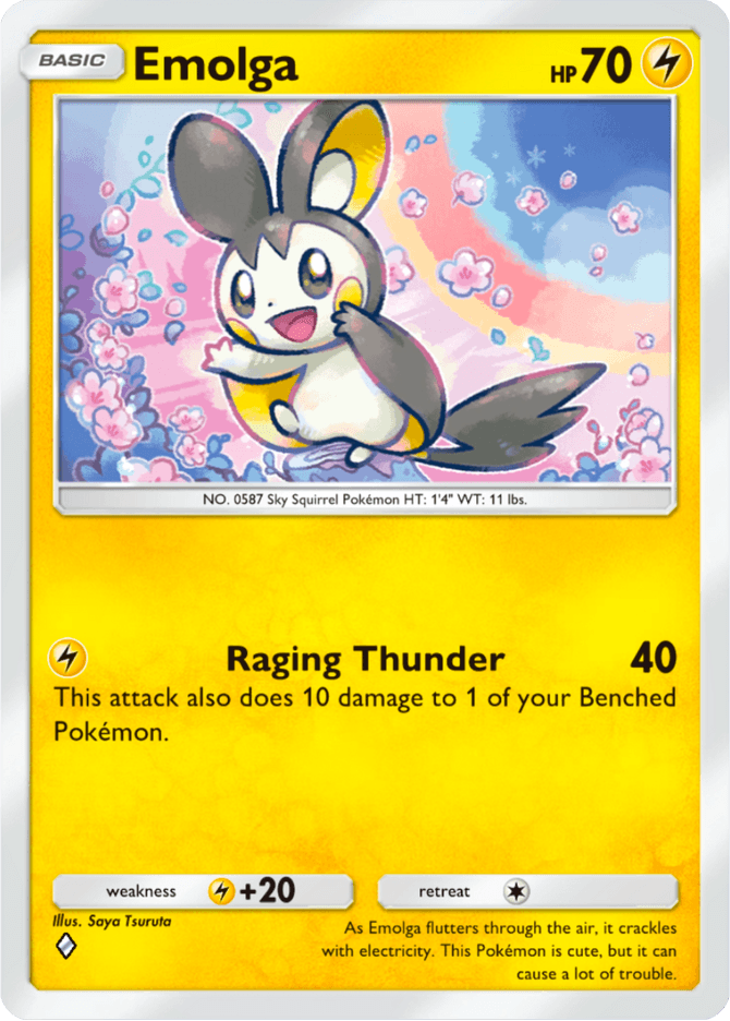 Emolga - card A4-072 in Pokémon TCG Pocket