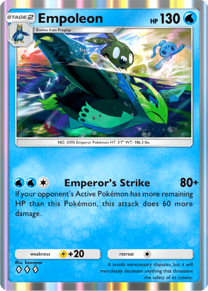 Empoleon - card B2b-020 in Pokémon TCG Pocket