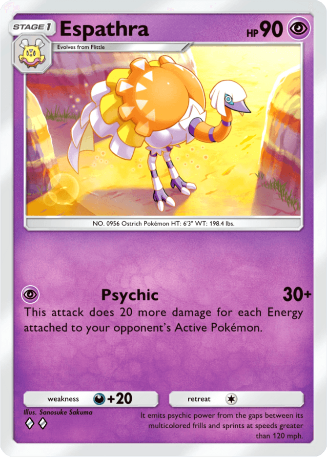 Espathra - card B2a-051 in Pokémon TCG Pocket