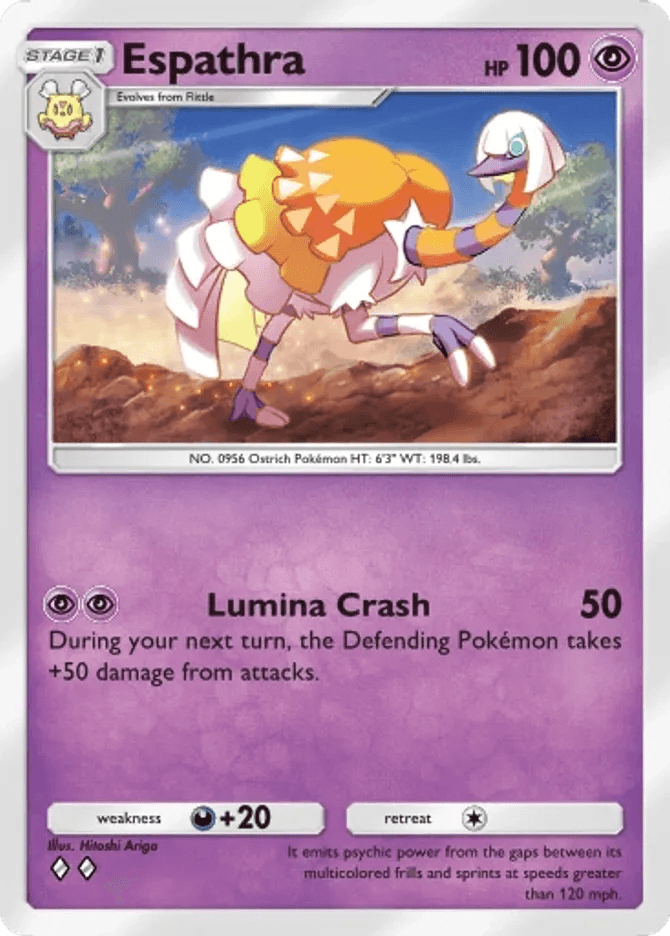 Espathra - card B3a-022 in Pokémon TCG Pocket
