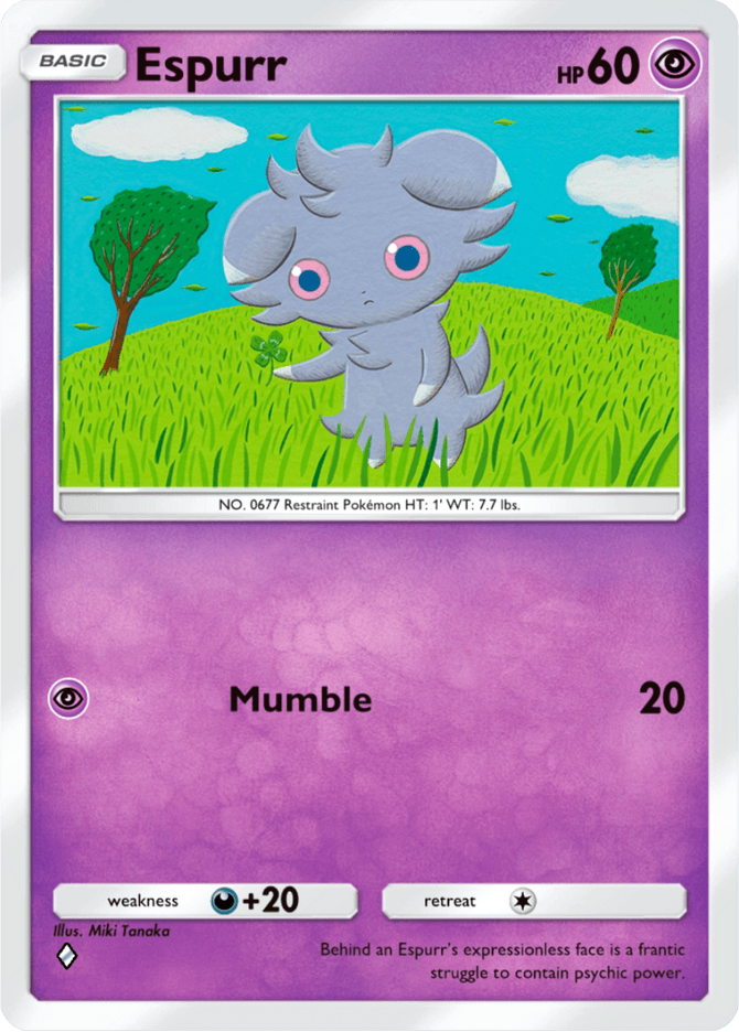 Espurr - card B3-065 in Pokémon TCG Pocket