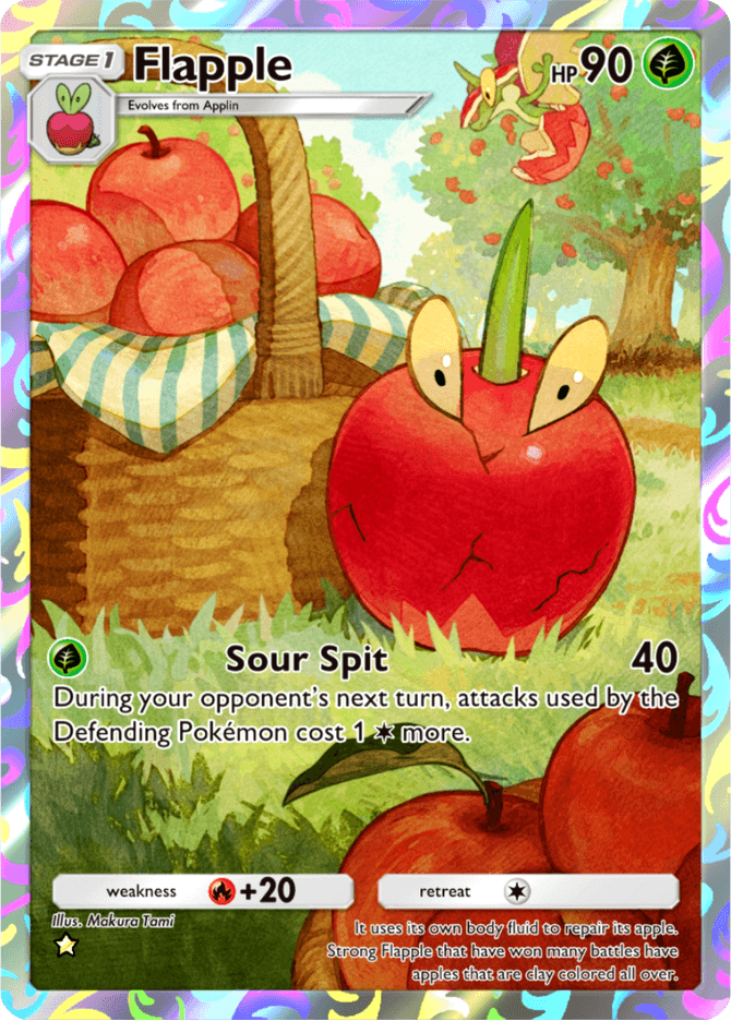 Flapple - card B3-160 in Pokémon TCG Pocket