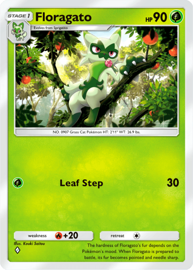 Floragato - card B2a-002 in Pokémon TCG Pocket