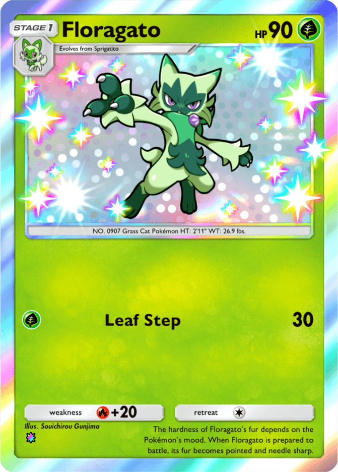 Floragato - card B2a-117 in Pokémon TCG Pocket