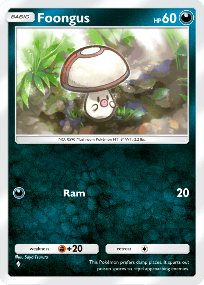 Foongus - card B3-107 in Pokémon TCG Pocket