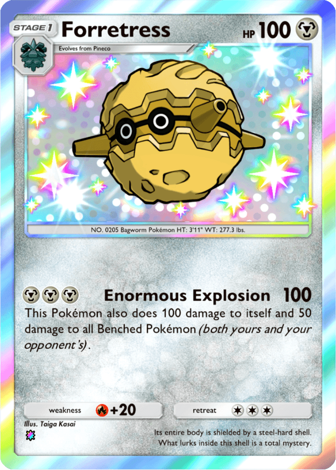Forretress - card B2b-104 in Pokémon TCG Pocket