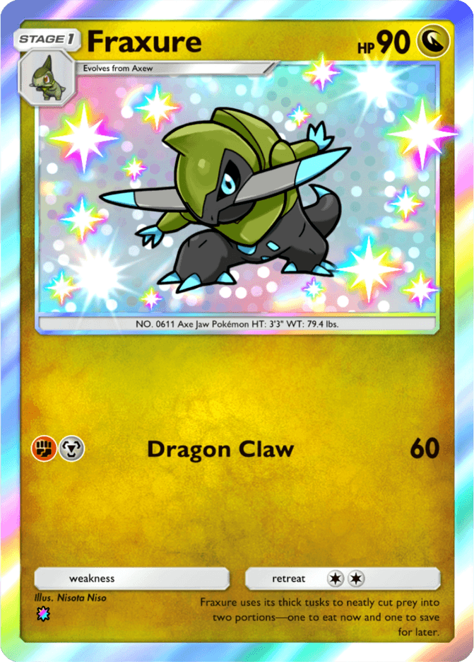 Fraxure - card B2b-109 in Pokémon TCG Pocket