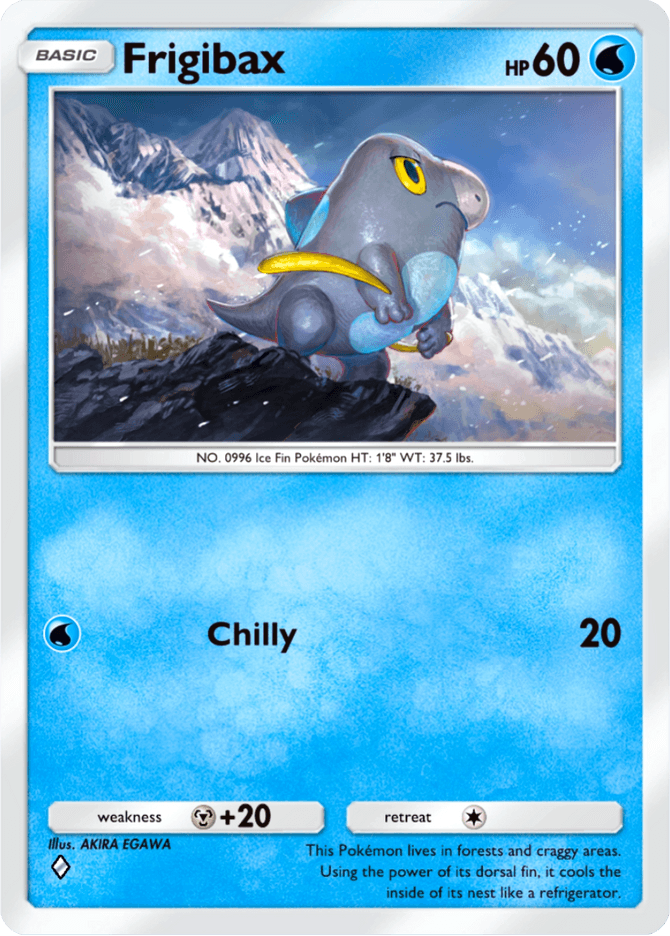 Frigibax - card B2a-034 in Pokémon TCG Pocket