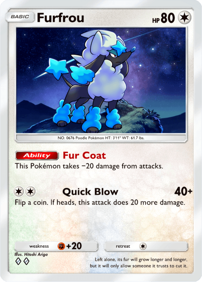 Furfrou - card B2b-064 in Pokémon TCG Pocket