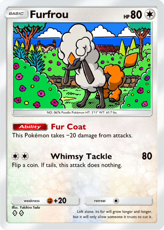 Furfrou - card B3-144 in Pokémon TCG Pocket