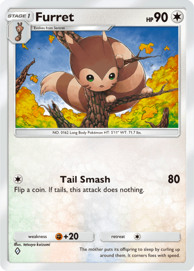 Furret - card A4-139 in Pokémon TCG Pocket