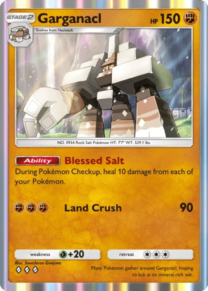 Garganacl - card B3a-033 in Pokémon TCG Pocket
