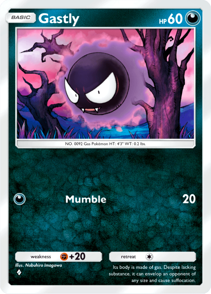 Gastly - card B2b-037 in Pokémon TCG Pocket