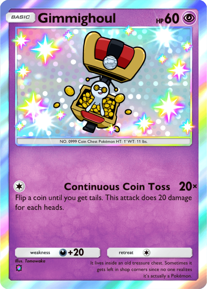 Gimmighoul - card B2a-122 in Pokémon TCG Pocket
