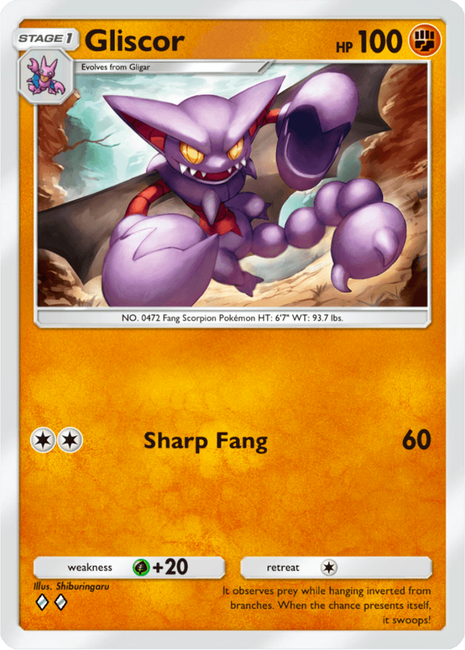 Gliscor - card A4-095 in Pokémon TCG Pocket