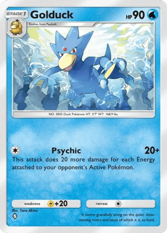Golduck - card B3a-007 in Pokémon TCG Pocket