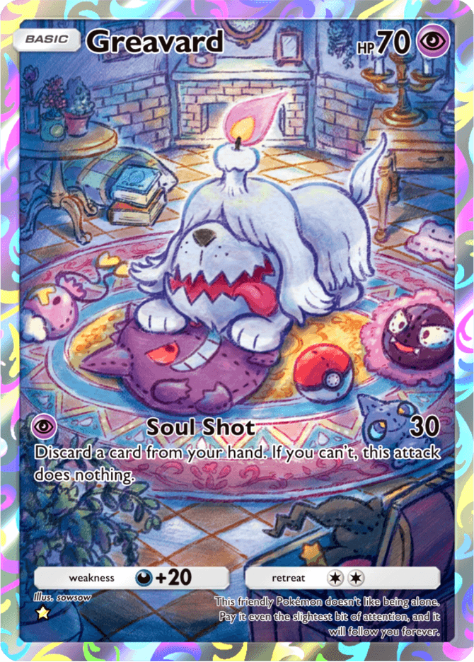 Greavard - card B2a-095 in Pokémon TCG Pocket