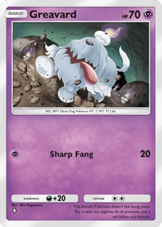 Greavard - card B3a-023 in Pokémon TCG Pocket