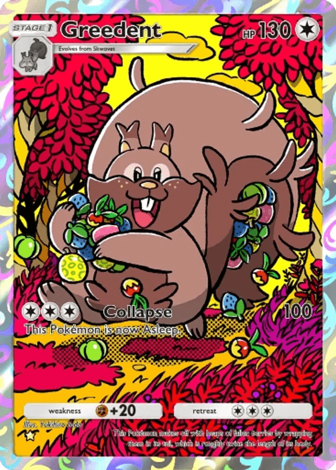 Greedent - card B3b-077 in Pokémon TCG Pocket