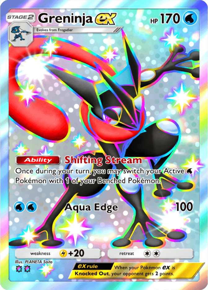 Greninja ex - card B3-227 in Pokémon TCG Pocket
