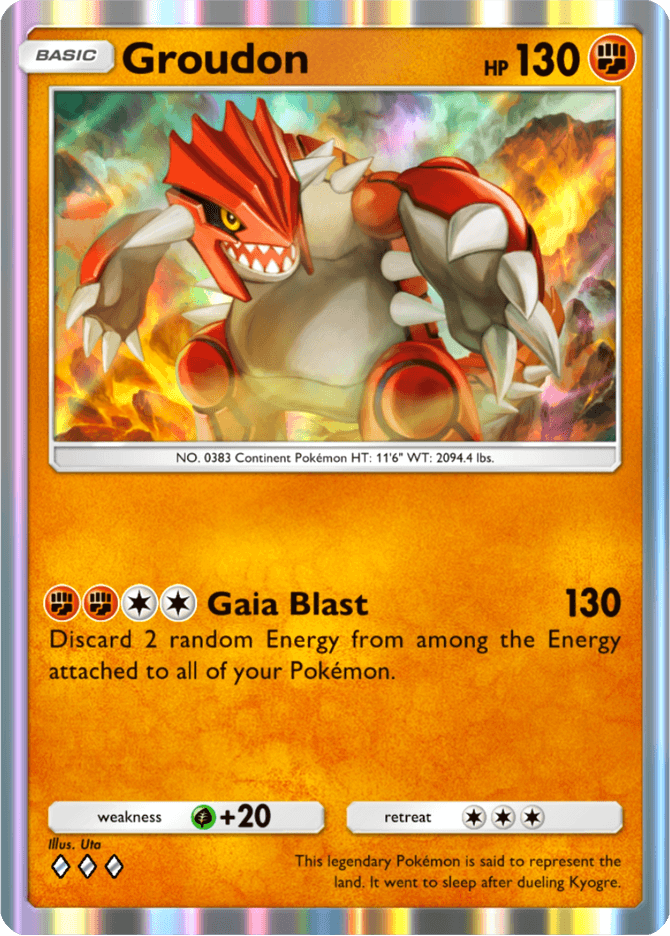 Groudon - card B2b-035 in Pokémon TCG Pocket