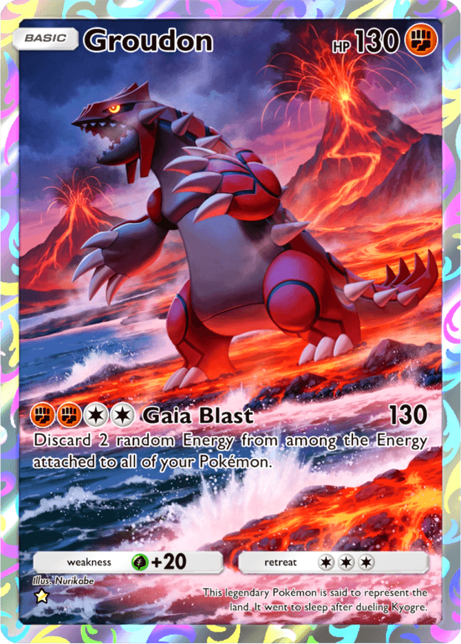 Groudon - card B2b-072 in Pokémon TCG Pocket