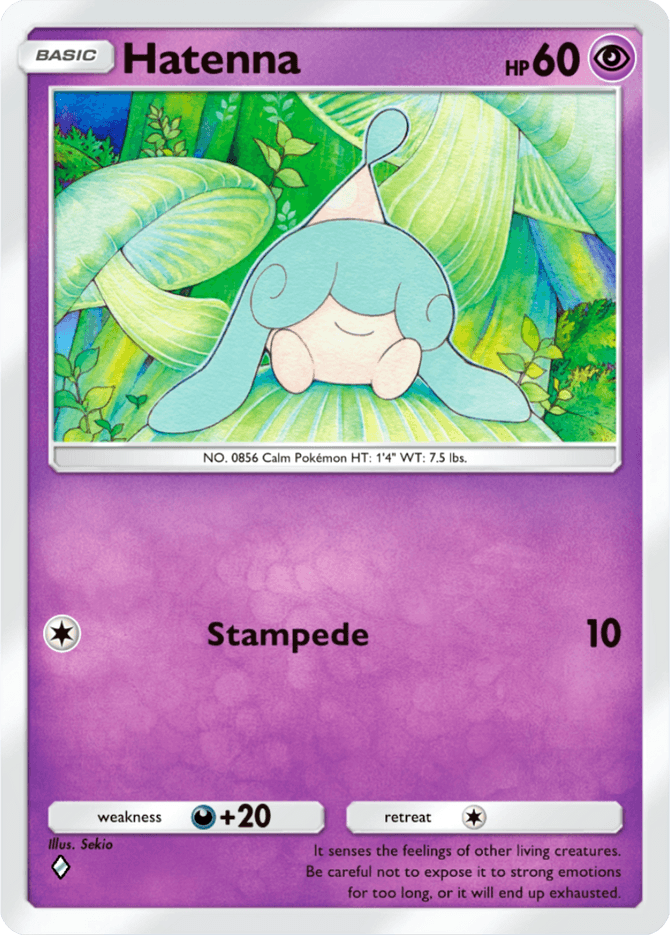 Hatenna - card B3-069 in Pokémon TCG Pocket