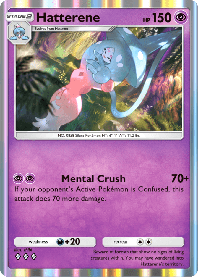 Hatterene - card B3-071 in Pokémon TCG Pocket