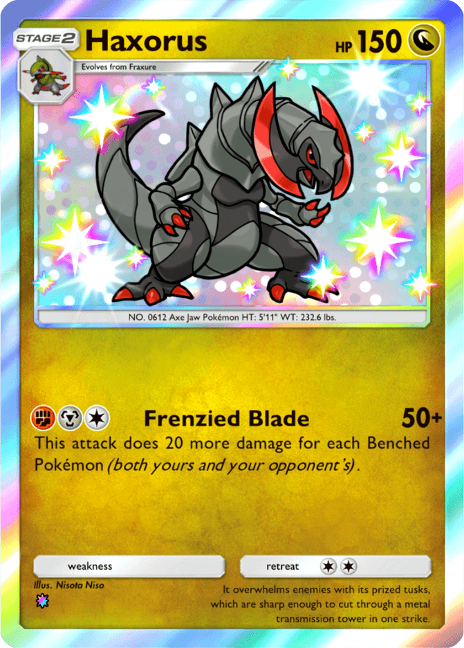 Haxorus - card B2b-110 in Pokémon TCG Pocket