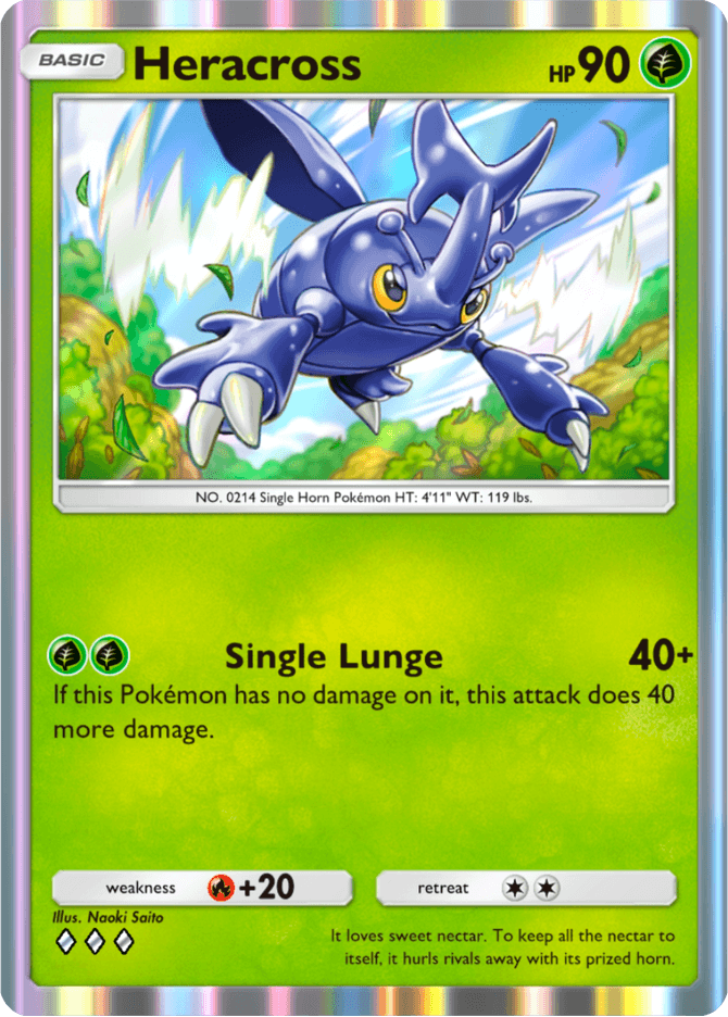 Heracross - card A4-022 in Pokémon TCG Pocket
