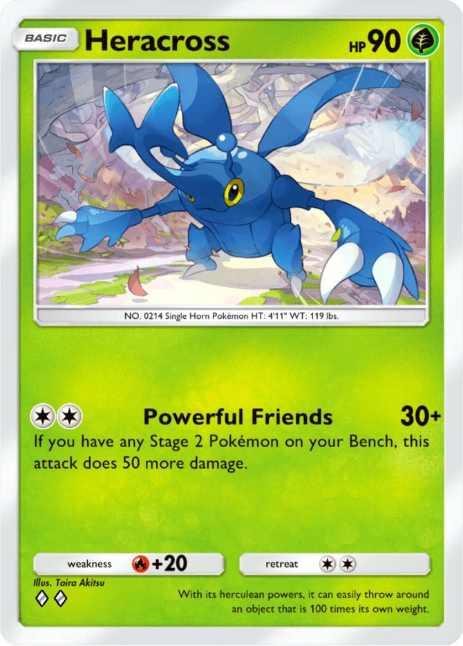 Heracross - card B3-003 in Pokémon TCG Pocket