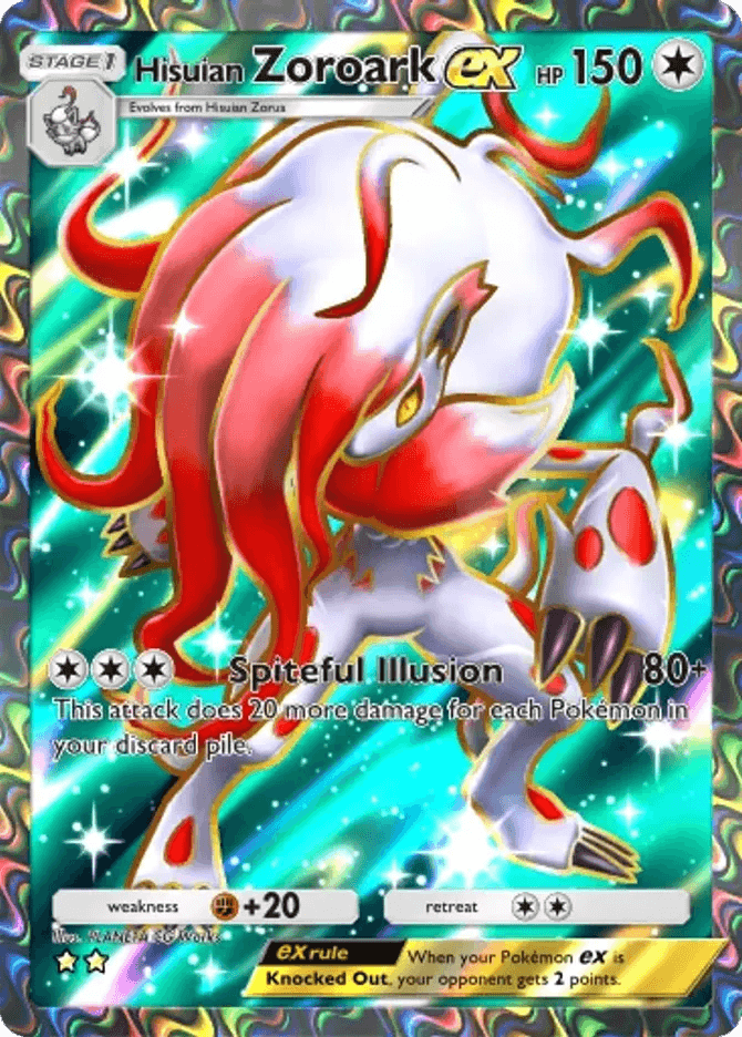 Hisuian Zoroark ex - card B3b-082 in Pokémon TCG Pocket
