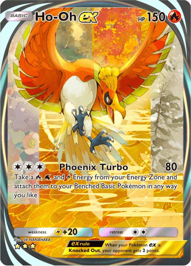 Ho-Oh ex - card A4-210 in Pokémon TCG Pocket