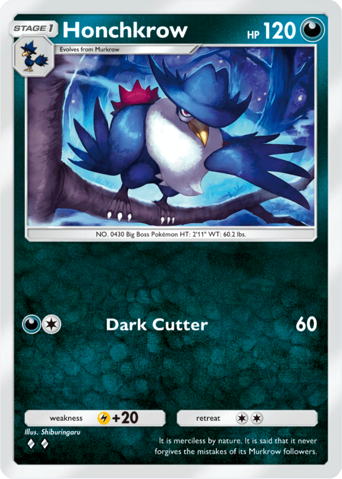Honchkrow - card A4-114 in Pokémon TCG Pocket