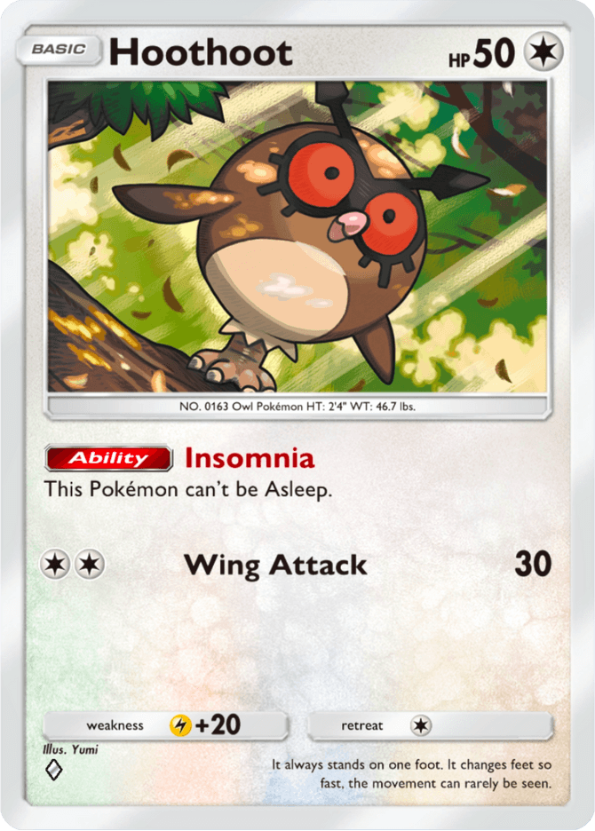 Hoothoot - card A4-140 in Pokémon TCG Pocket