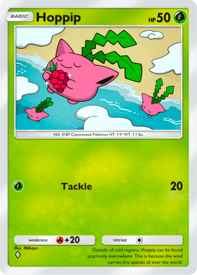 Hoppip - card A4-013 in Pokémon TCG Pocket