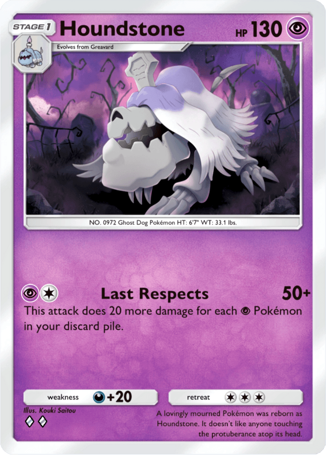 Houndstone - card B2a-053 in Pokémon TCG Pocket