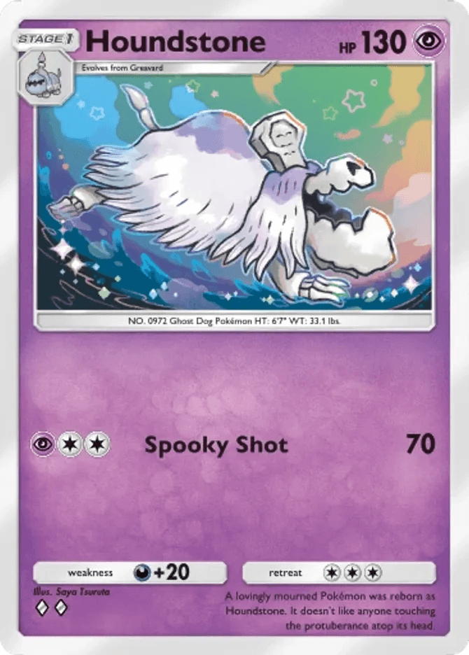 Houndstone - card B3a-024 in Pokémon TCG Pocket