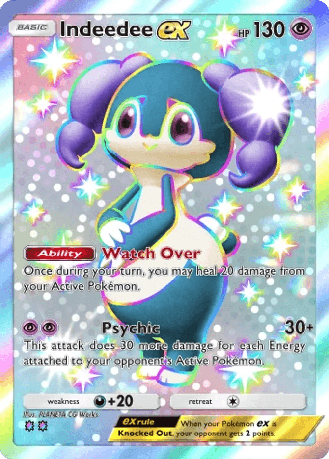 Indeedee ex - card B3b-104 in Pokémon TCG Pocket