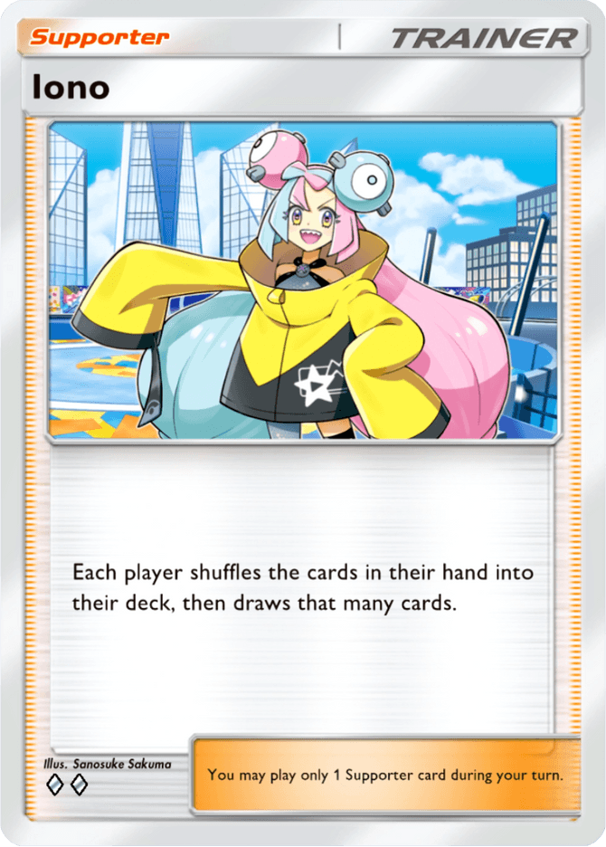 Iono - card B2a-089 in Pokémon TCG Pocket