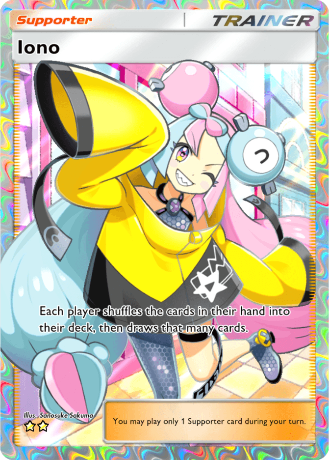 Iono - card B2a-106 in Pokémon TCG Pocket
