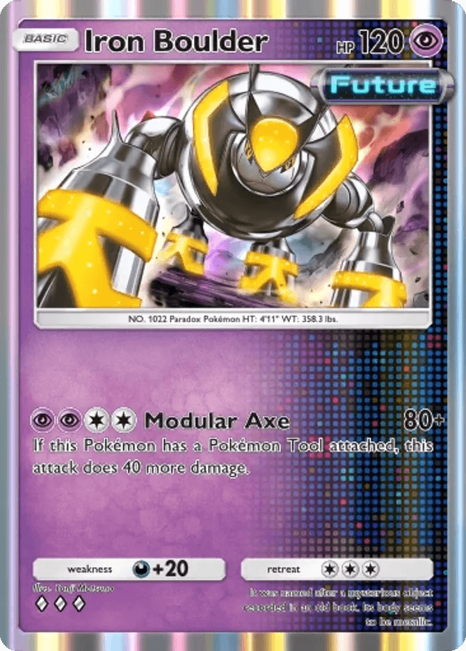 Iron Boulder - card B3a-029 in Pokémon TCG Pocket