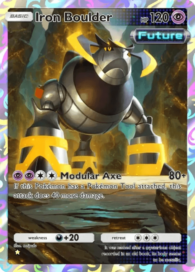 Iron Boulder - card B3a-077 in Pokémon TCG Pocket