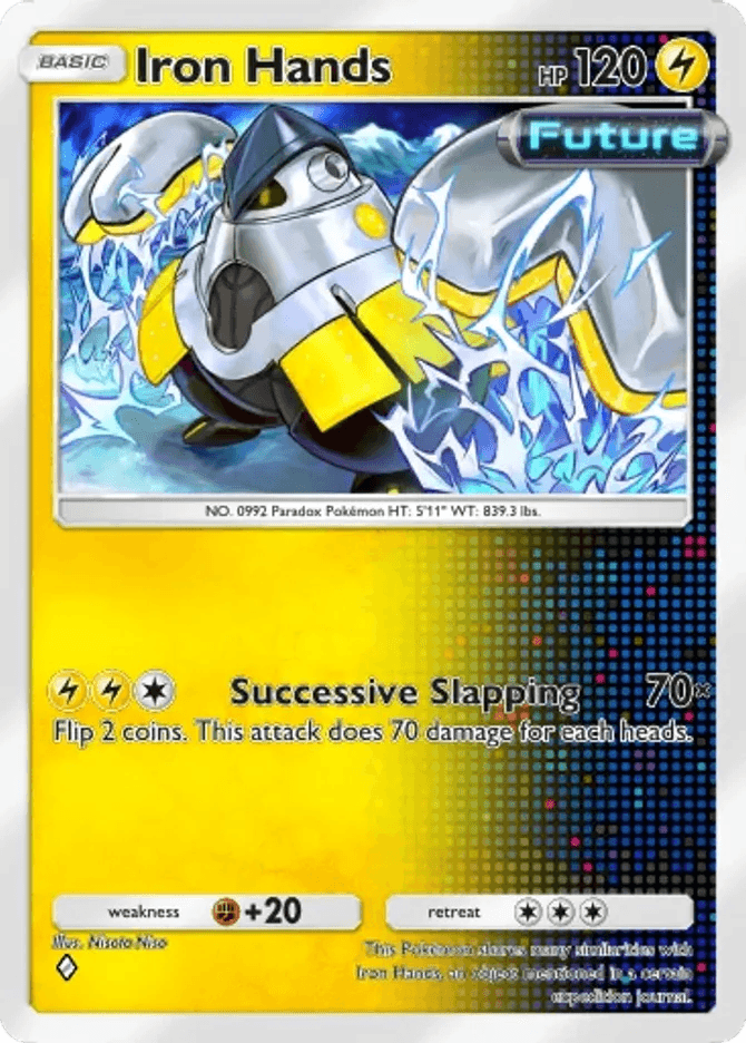 Iron Hands - card B3a-017 in Pokémon TCG Pocket