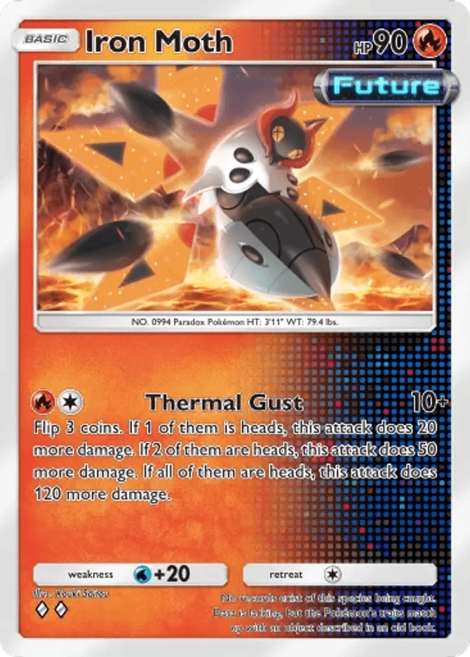 Iron Moth - card B3a-005 in Pokémon TCG Pocket