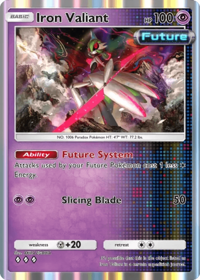 Iron Valiant - card B3a-027 in Pokémon TCG Pocket