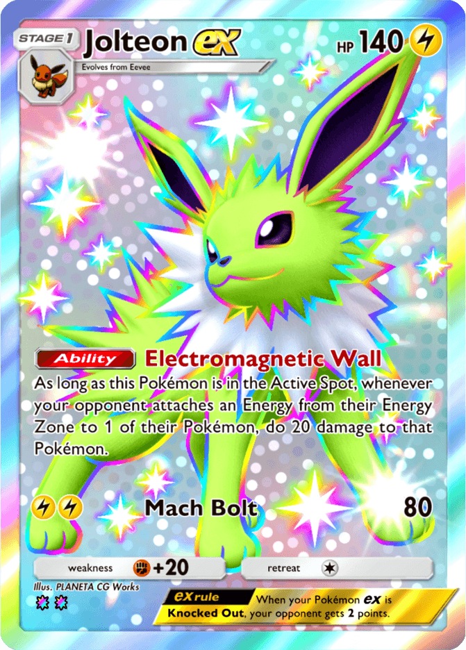 Jolteon ex - card B3-228 in Pokémon TCG Pocket