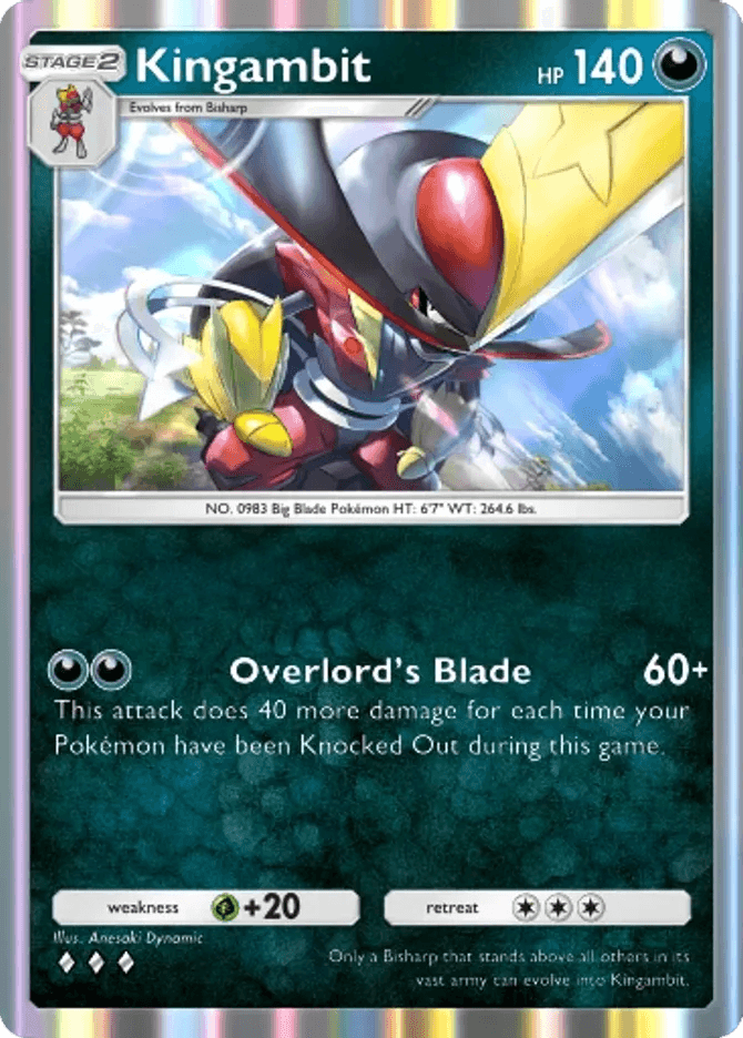 Kingambit - card B3a-043 in Pokémon TCG Pocket