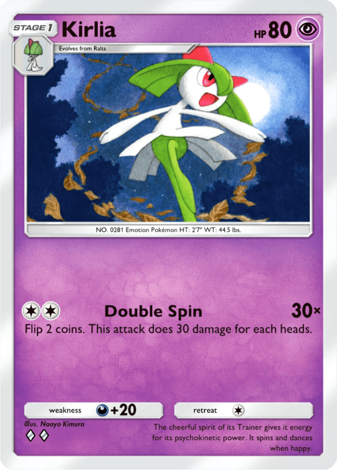 Kirlia - card B3-064 in Pokémon TCG Pocket