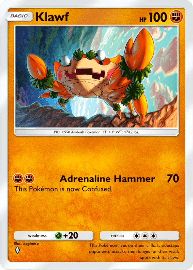 Klawf - card B2a-061 in Pokémon TCG Pocket